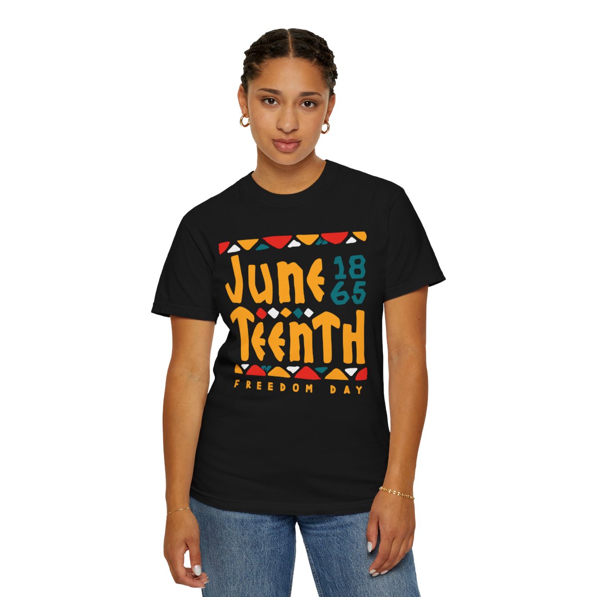 Black S/S Juneteenth Tee