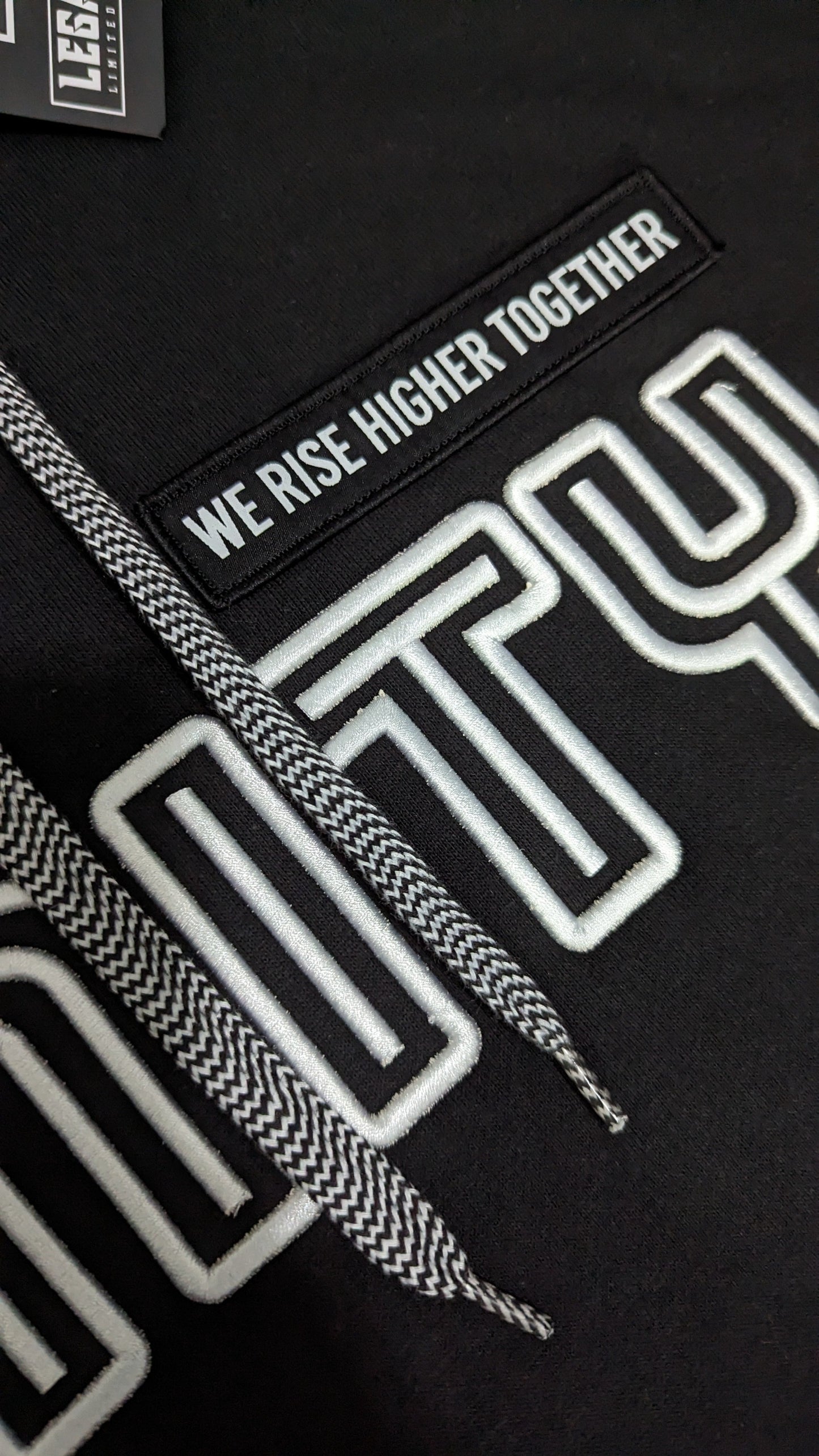MLK Unity Hoodie Front Embroidery, Legacy 1 Apparel