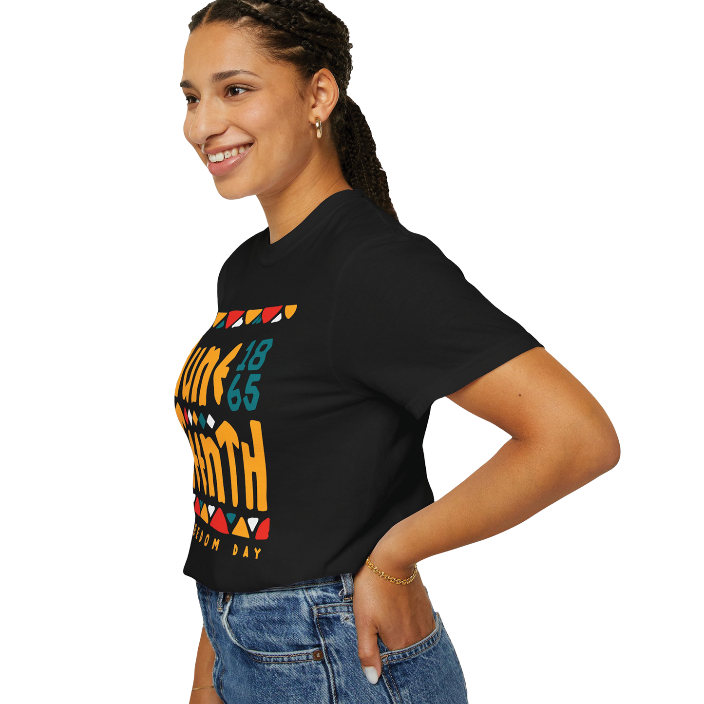 Black S/S Juneteenth Tee