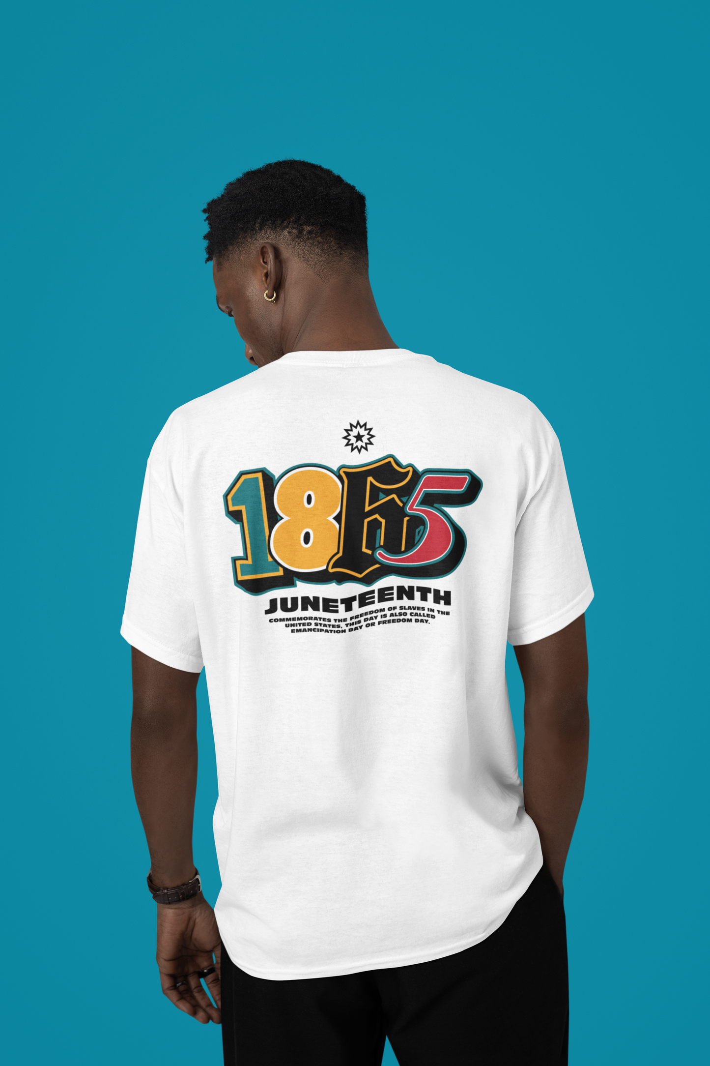 JUNETEENTH 1865 WHITE TEE