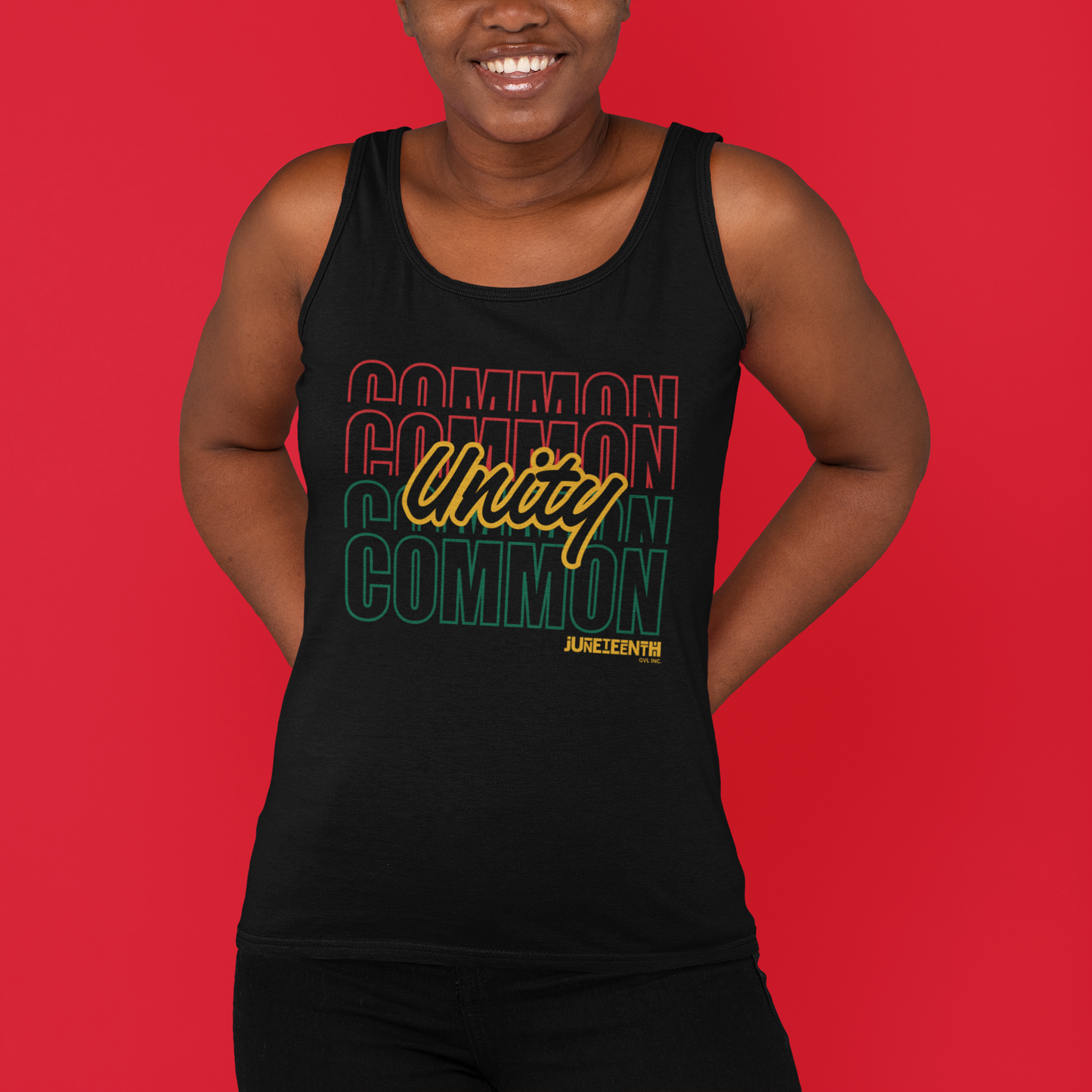 Ladies Juneteenth GVL Common Unity Tank
