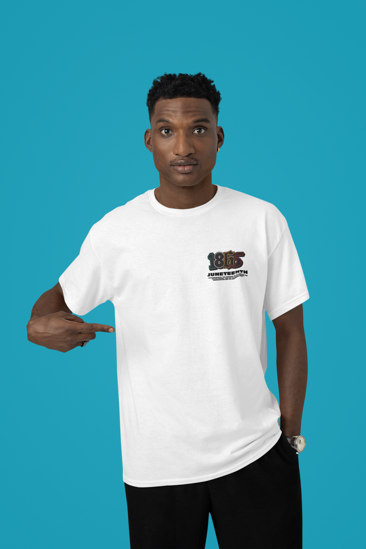 JUNETEENTH 1865 WHITE TEE